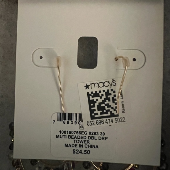 New in box!! Macys and Christian Seriano beautiful earrings. - Picture 4 of 6